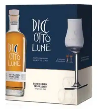 Spazio Conad COFANETTO CON DUE BICCHIERI GRAPPA DISTILLERIA MARZADORO 18 LUNE 50 cl offerta