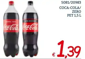 COCA-COLA/ ZERO PET 1,5 L