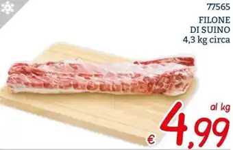 Zona FILONE DI SUINO 4,3 kg circa offerta