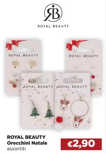 Acqua & Sapone ROYAL BEAUTY Orecchini Natale assortiti offerta