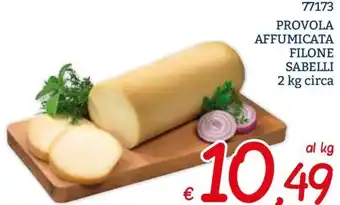 Zona PROVOLA AFFUMICATA FILONE SABELLI 2 kg circa offerta