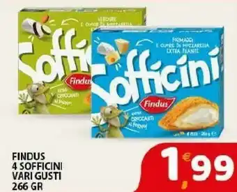 Mio Market Findus Sofficini Spinaci Mozzarella 266 G(ml) offerta