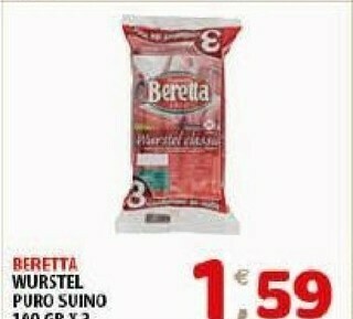 Mio Market Beretta Wurstel offerta