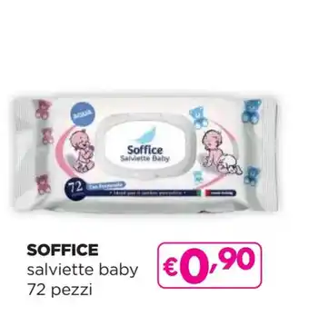 Acqua & Sapone SOFFICE salviette baby 72 pezzi offerta