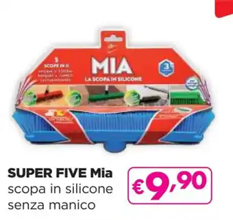 Acqua & Sapone SUPER FIVE Mia scopa in silicone senza manico offerta