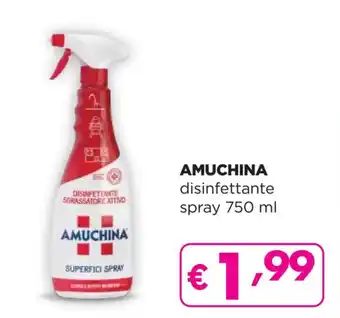 Acqua & Sapone AMUCHINA disinfettante spray 750 ml offerta