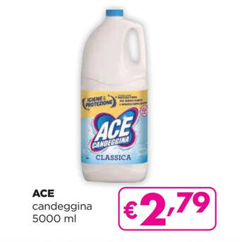 Acqua & Sapone ACE candeggina 5000 ml offerta