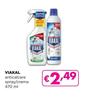Acqua & Sapone VIAKAL anticalcare spray/crema 470 ml offerta