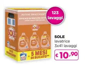 Acqua & Sapone SOLE lavatrice 3x41 lavaggi offerta