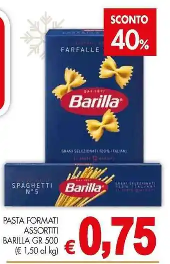 PASTA FORMATI ASSORTITI BARILLA GR 500