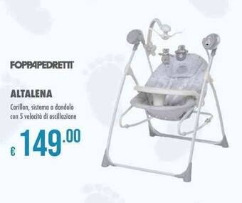 Io Bimbo FOPPAPEDRETTI ALTALENA offerta