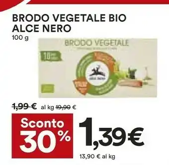 Coop Alce Nero Brodo Vegetale Biologico 100 G(ml) offerta