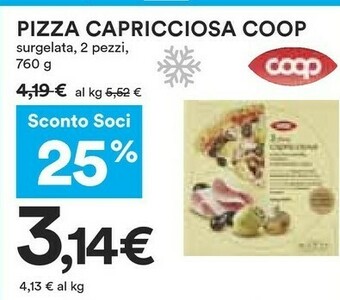 Coop Pizza surgelata offerta