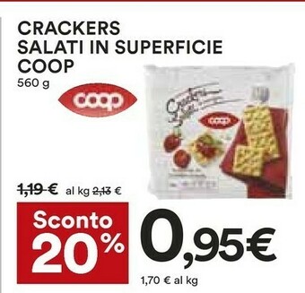 Coop Crackers offerta