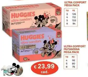 HUGGIES ULTRA COMFORT MEGA PACK - ULTRA COMFORT MUTANDINA MEGA PACK