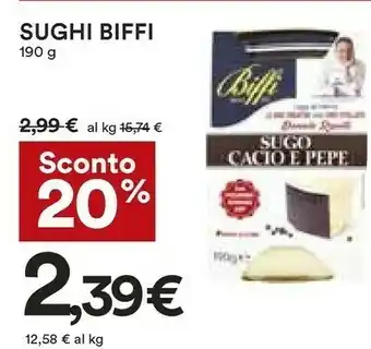 Coop Biffi Sughi per pasta offerta