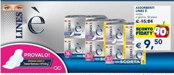 Esselunga Lines Assorbenti È offerta