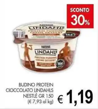 PrestoFresco BUDINO PROTEIN CIOCCOLATO LINDAHLS NESTLÉ GR 150 offerta