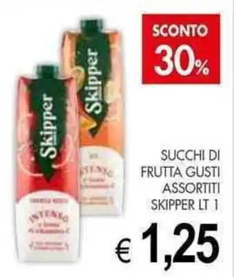 PrestoFresco SUCCHI DI FRUTTA GUSTI ASSORTITI SKIPPER LT 1 offerta