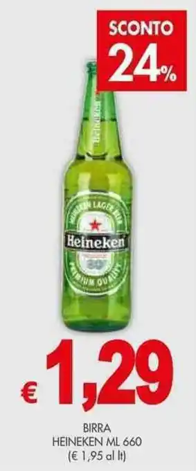 PrestoFresco BIRRA HEINEKEN ML 660 offerta