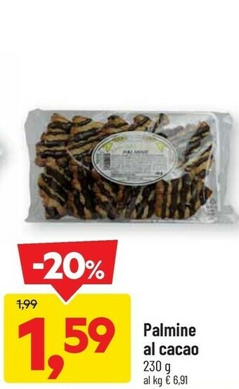 DPiù Palmine Al Cacao offerta