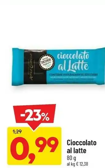 DPiù Cioccolato Al Latte offerta