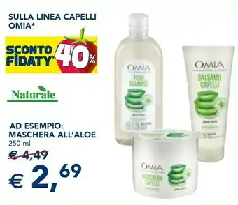 Esselunga Omia Sulla Linea Capelli offerta