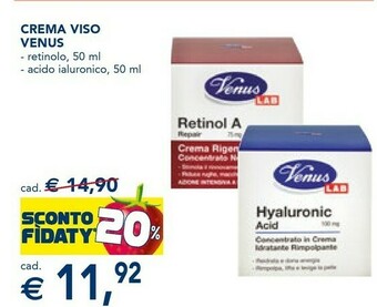 Esselunga Venus Crema Viso offerta