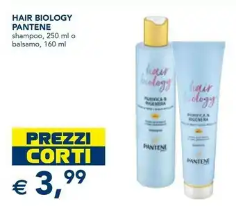 Esselunga Pantene Hair Biology offerta