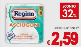 ASCIUGONI REGINA X2