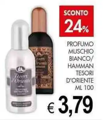 PROFUMO MUSCHIO BIANCO/ HAMMAN TESORI D'ORIENTE ML 100