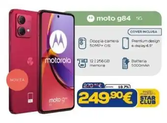 Euronics motorola moto g84 5G offerta