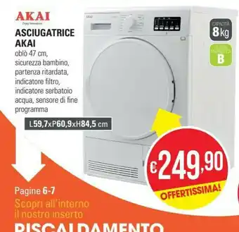 Akai Asciugatrice