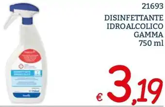 DISINFETTANTE IDROALCOLICO GAMMA 750 ml