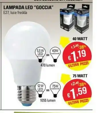 La Prealpina Lampadine offerta