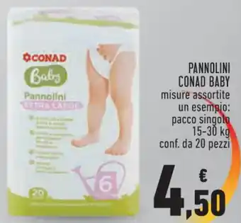 Conad Margherita PANNOLINI CONAD BABY 15-30 kg offerta