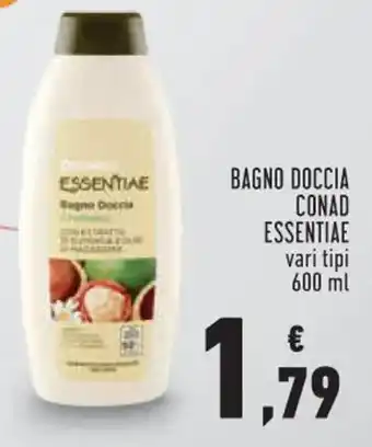 Conad Margherita BAGNO DOCCIA CONAD ESSENTIAE vari tipi 600 ml offerta