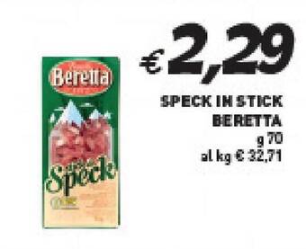 Supermercato Coal SPECK IN STICK BERETTA g 70 offerta