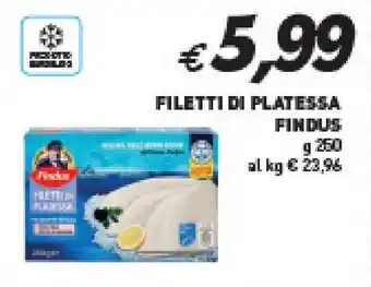 Supermercato Coal FILETTI DI PLATESSA FINDUS g 250 offerta