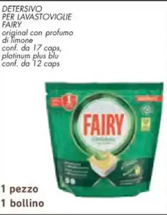 DETERSIVO PER LAVASTOVIGLIE FAIRY
