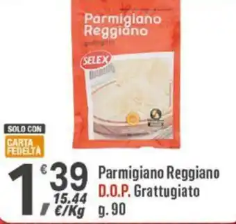 Supermercati Dok Parmigiano Reggiano D.O.P. Grattugiato g 90 offerta