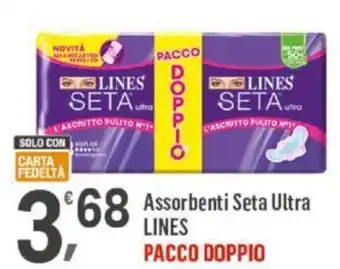 Supermercati Dok Assorbenti Seta Ultra Lines offerta