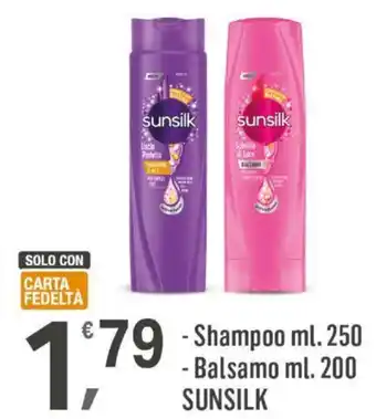 Supermercati Dok Shampoo ml. 250 - Balsamo ml. 200 SUNSILK offerta