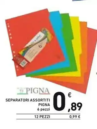 Conad Pigna Separatori Assortiti offerta