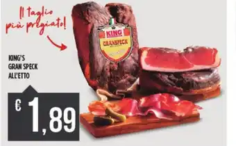 KING'S GRAN SPECK ALL'ETTO
