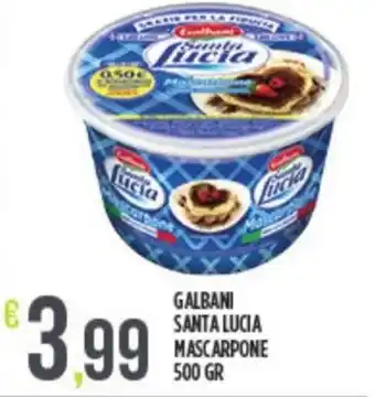 Euroesse GALBANI SANTA LUCIA MASCARPONE 500 GR offerta