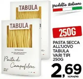 Despar Tabula Pasta Secca All'uovo offerta