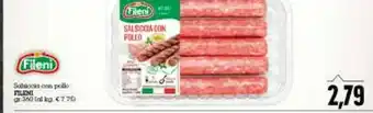 Emi Supermercati Fileni Salsicce Con Pollo offerta