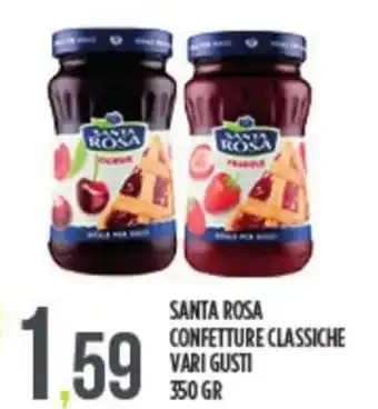 Euroesse SANTA ROSA CONFETTURE CLASSICHE VARI GUSTI 350 GR offerta