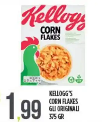 Euroesse KELLOGG'S CORN FLAKES GLI ORIGINALI 375 GR offerta
